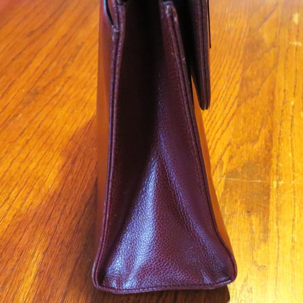 💅🏼 RARE ITALY Coach 4417 Madison Biltmore VTG EUC Top Handle Mahogany ☀️😻 - Picture 5 of 16